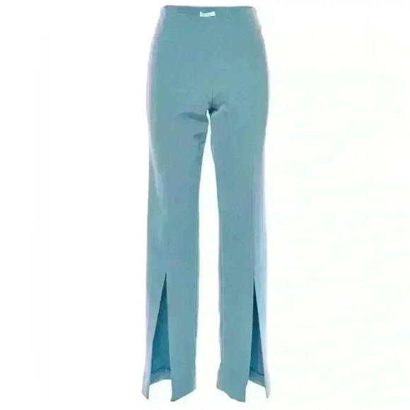 Jonathan Simkhai Chase Straight High-Rise Celeste Blue Pants Size Xtra-Small - Picture 2 of 11
